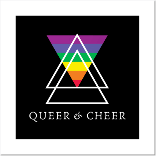 Queer and Cheer Posters and Art